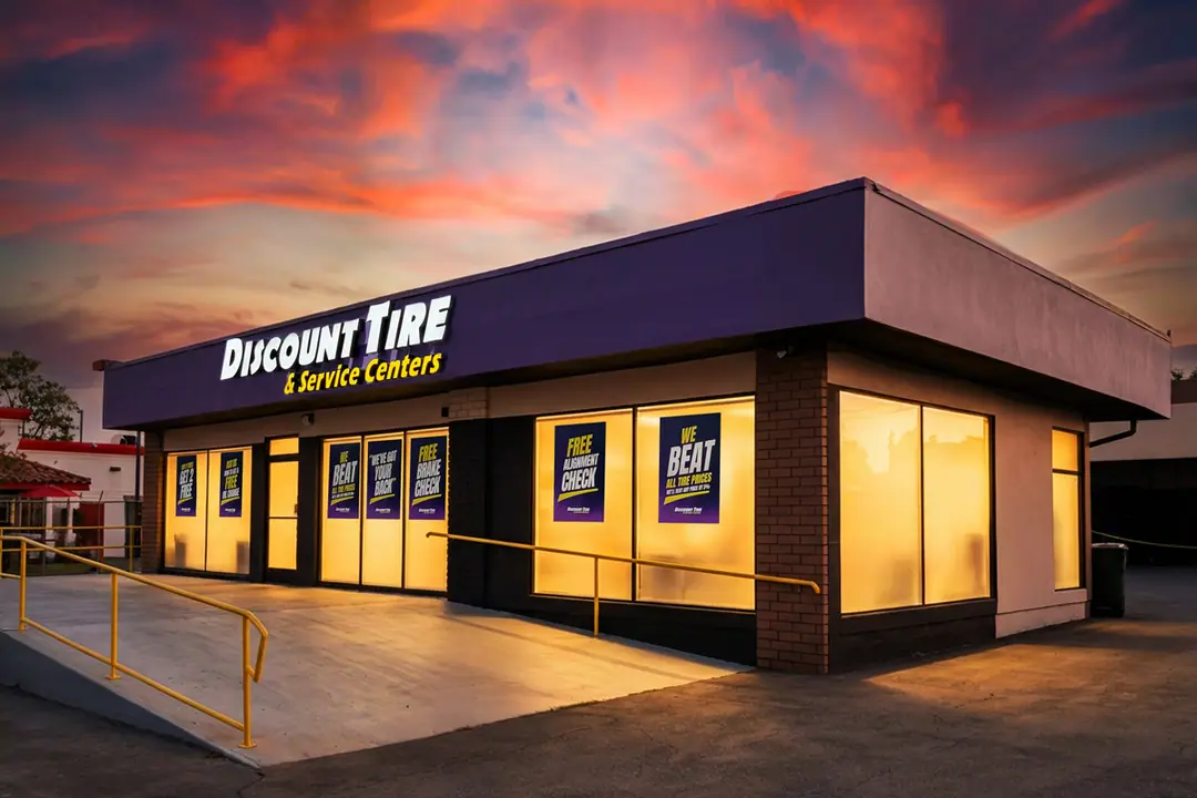Discount Tire & Service Centers Downey storefront and service bays